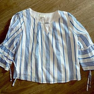 Lucky Brand Jeans Striped Blouse